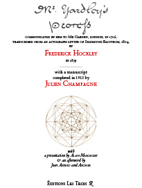 Front cover of Mr. Yardley's Process, published by Éditions Les Trois R Click here to access detailed information on Mr. Yardley's Process book.