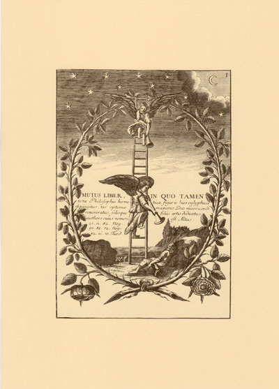 Planche 4 - Livre d'Images Sans Paroles (Mutus Liber) Planche N°4 du Livre d'Images Sans Paroles (Mutus Liber), réédité par Les Éditions Les Trois R
