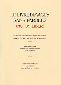 Page de titre du Livre d'images sans paroles (Mutus Liber)